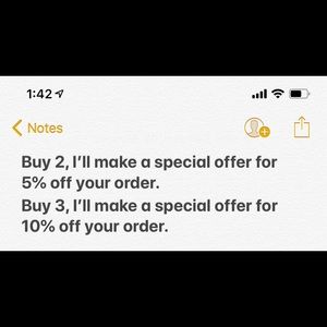 Special offer